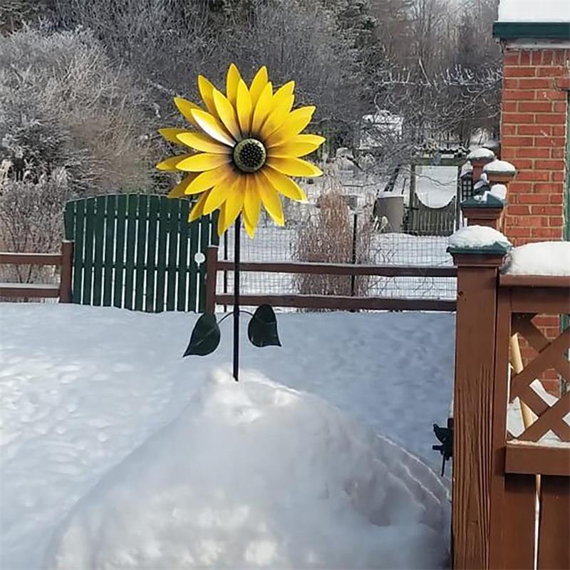 Sonnenblumen-Windrad