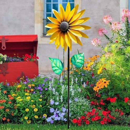 Sonnenblumen-Windrad