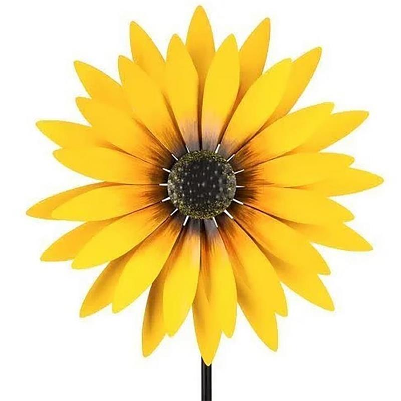 Sonnenblumen-Windrad