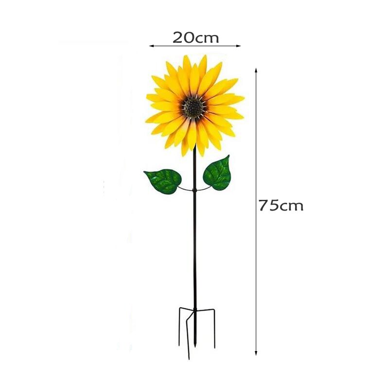 Sonnenblumen-Windrad